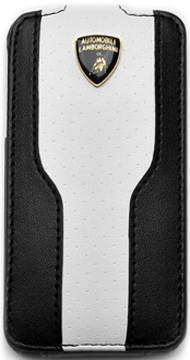 Чехол для iPhone 4S Lamborghini Flip Black-White Чехол для iPhone 4S Lamborghini Flip Black-White